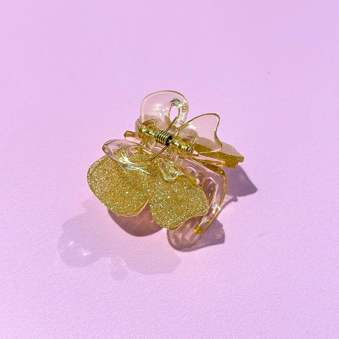 Butterfly Hair Claw Clip (Glitter)