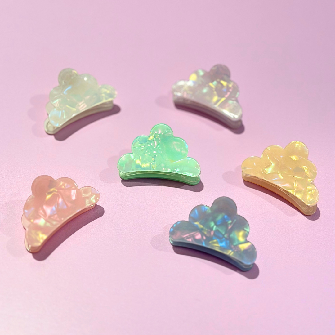 Cloud Pearly Hair Clips