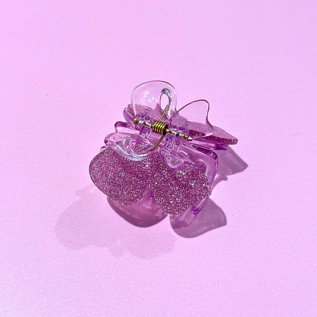 Butterfly Hair Claw Clip (Glitter)