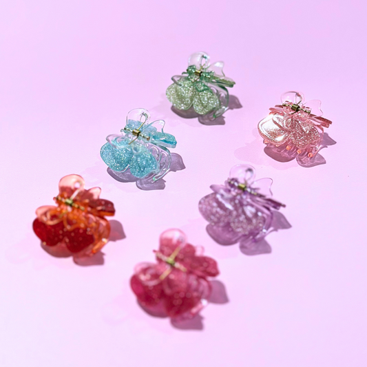 Butterfly Hair Claw Clip (Glitter)