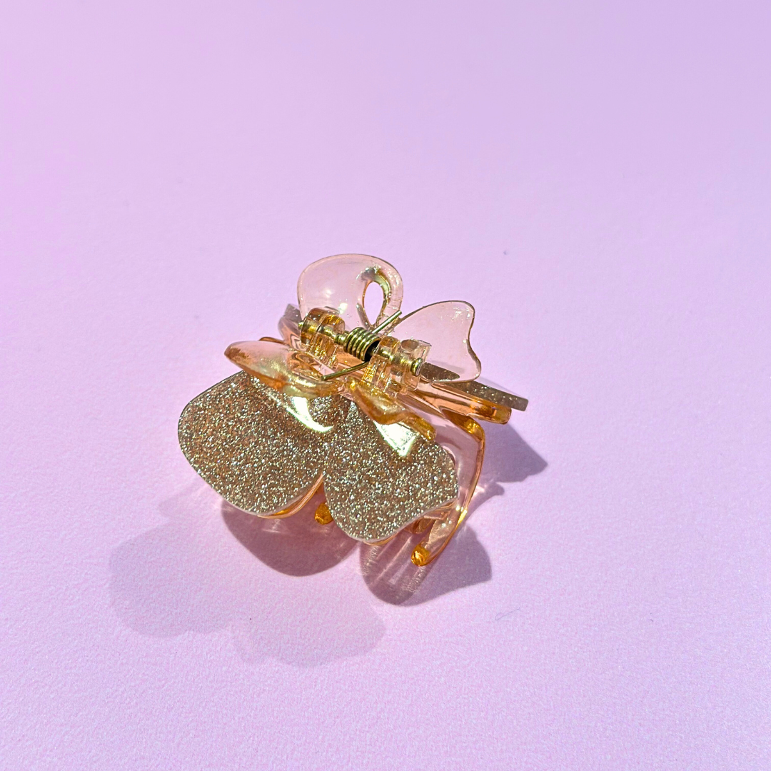 Butterfly Hair Claw Clip (Glitter)