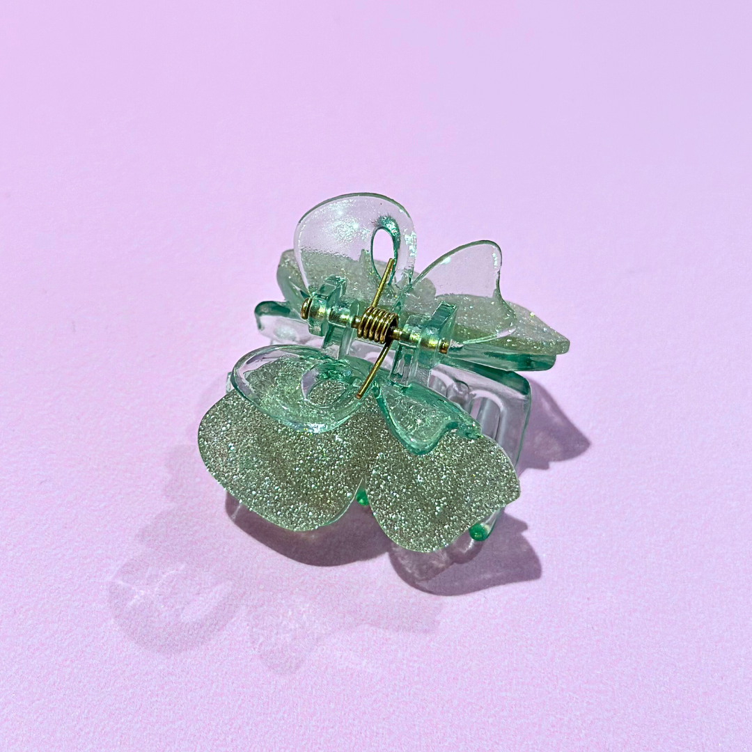 Butterfly Hair Claw Clip (Glitter)