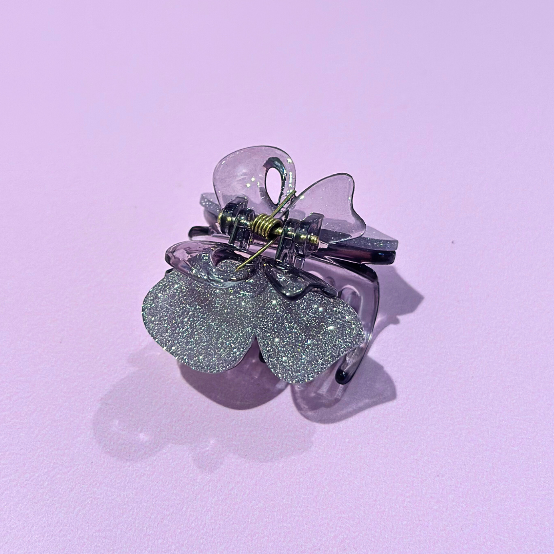 Butterfly Hair Claw Clip (Glitter)