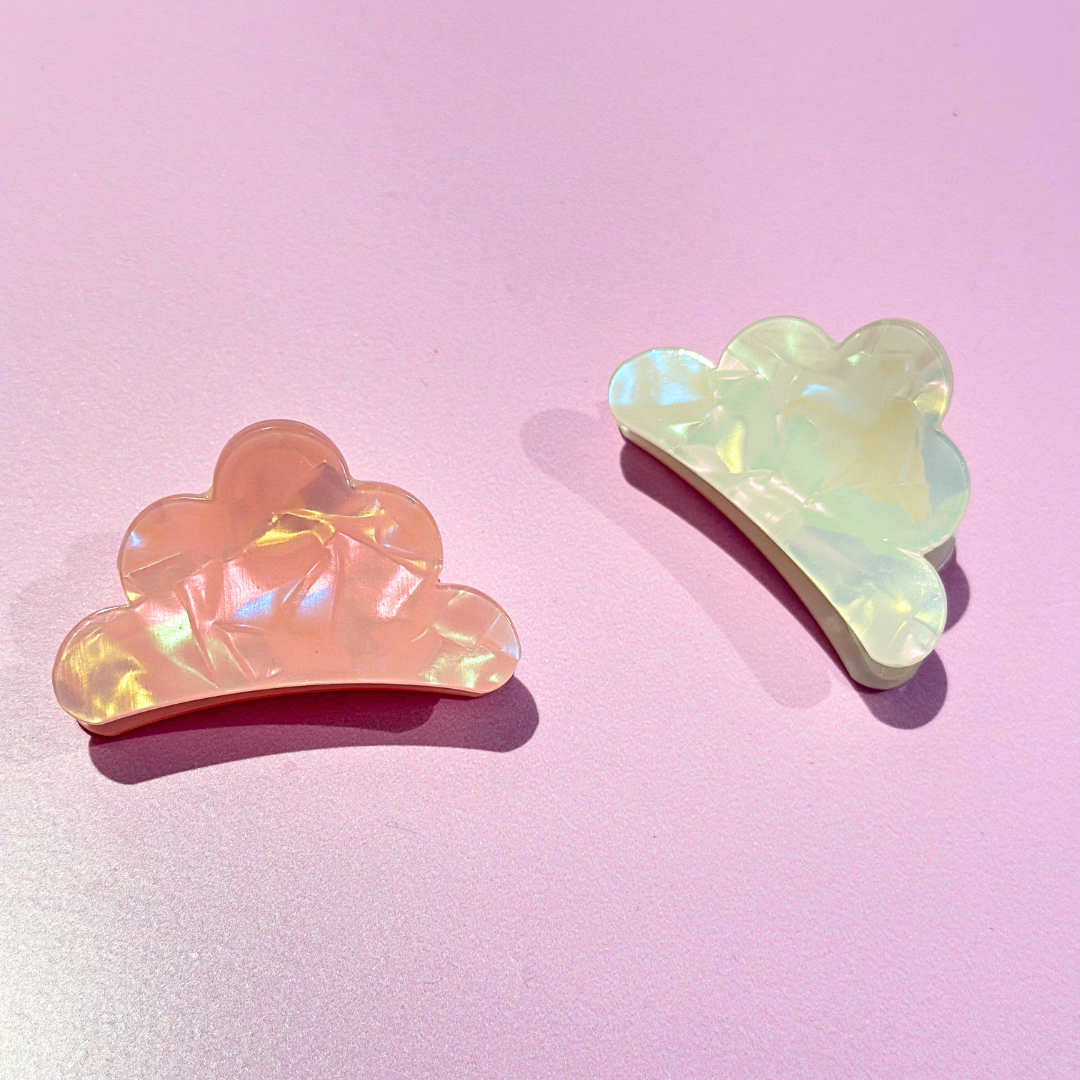 Cloud Pearly Hair Clips