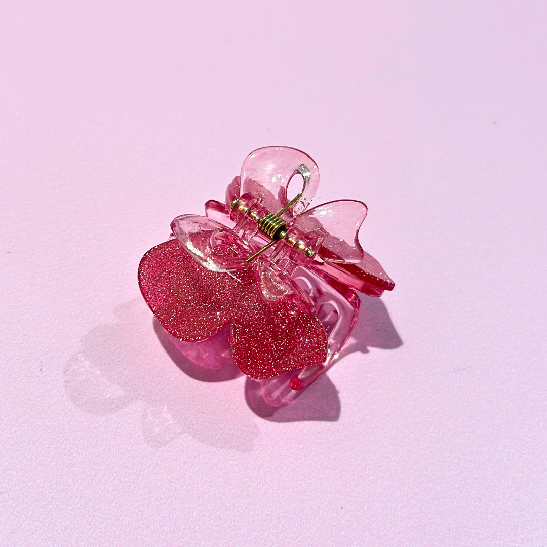 Butterfly Hair Claw Clip (Glitter)