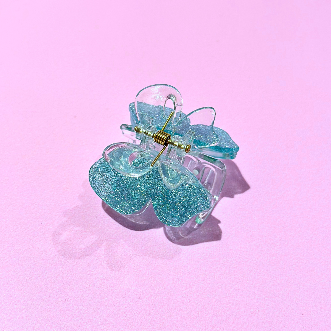 Butterfly Hair Claw Clip (Glitter)