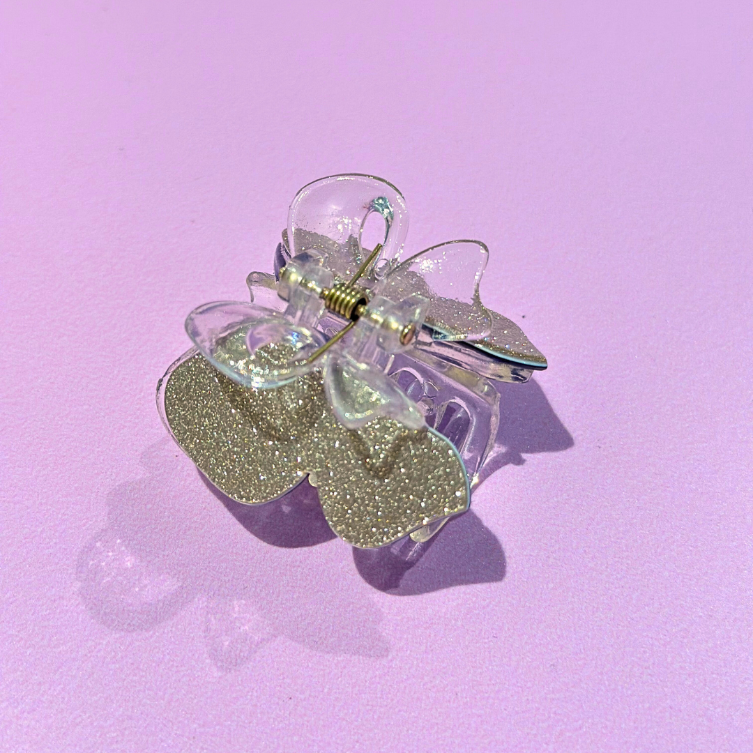 Butterfly Hair Claw Clip (Glitter)