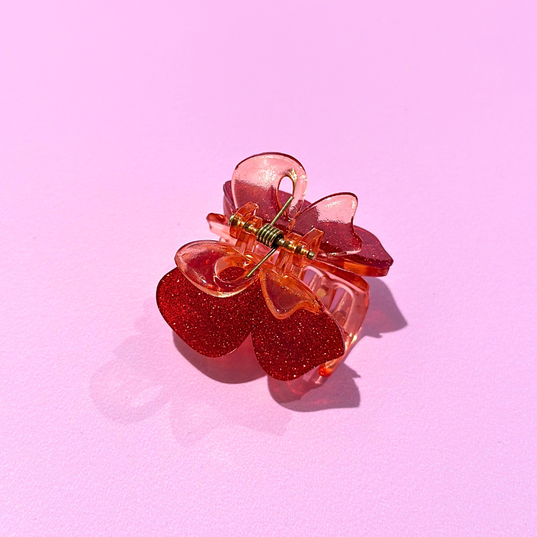 Butterfly Hair Claw Clip (Glitter)