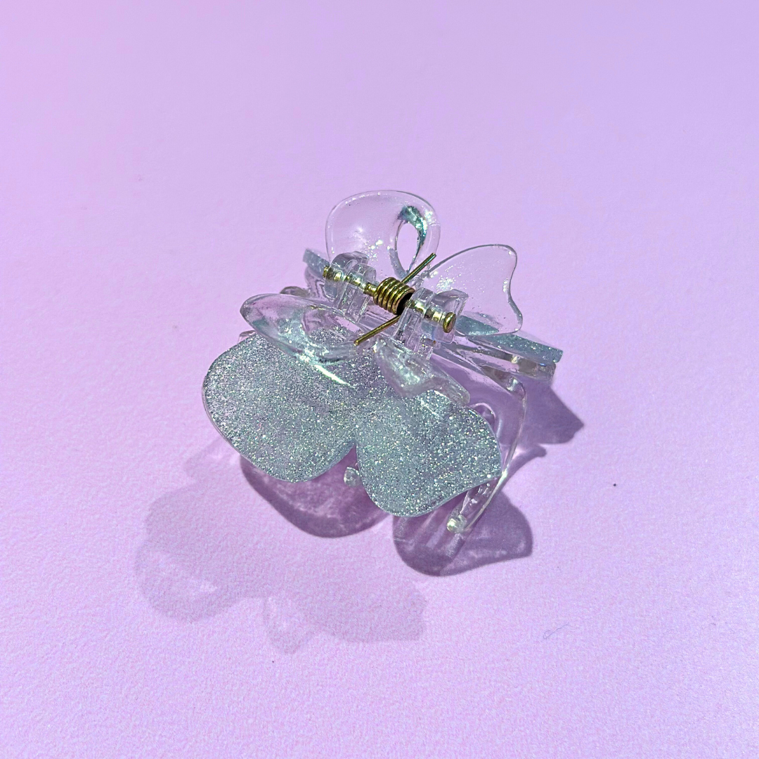 Butterfly Hair Claw Clip (Glitter)